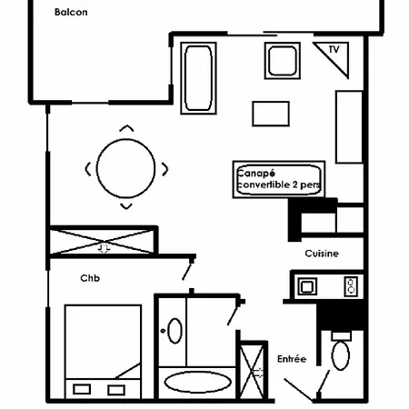 Apartament Lachat - Bel 2 Pieces 4 Personnes Proche De Meribel Centre Mae-1785 Les Allues